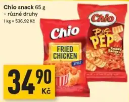Žabka Chio snack nabídka