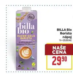 Billa BILLA BIO Barista nápoj nabídka