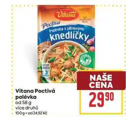 Billa Vitana Poctivá polévka od nabídka