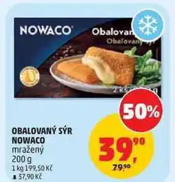 Penny Market OBALOVANÝ SÝR NOWACO mražený nabídka