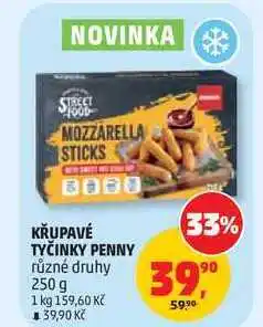 Penny Market KŘUPAVÉ TYČINKY PENNY různé druhy nabídka