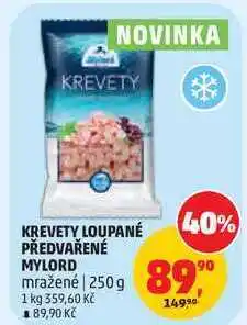 Penny Market KREVETY LOUPANÉ PŘEDVAŘENÉ MYLORD mražené nabídka