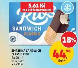 Penny Market ZMRZLINA SANDWICH CLASSIC RIOS nabídka