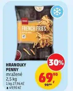 Penny Market FRENCH FRIES HRANOLKY PENNY mražené nabídka