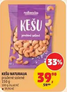 Penny Market KEŠU NATURALIA pražené solené nabídka