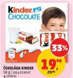 Penny Market ČOKOLÁDA KINDER nabídka