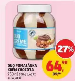 Penny Market DUO POMAZÁNKA KRÉM CHOCO'LA nabídka