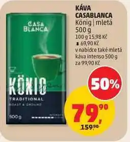 Penny Market KÁVA CASABLANCA König mletá nabídka