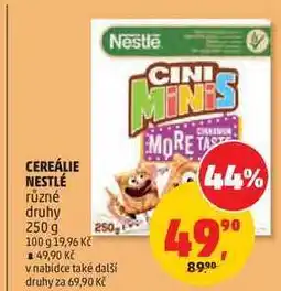 Penny Market CEREÁLIE NESTLÉ různé druhy nabídka