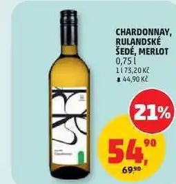 Penny Market CHARDONNAY, RULANDSKÉ ŠEDÉ, MERLOT nabídka