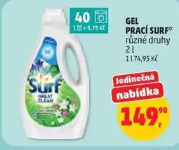 Penny Market GEL PRACÍ SURF různé druhy nabídka