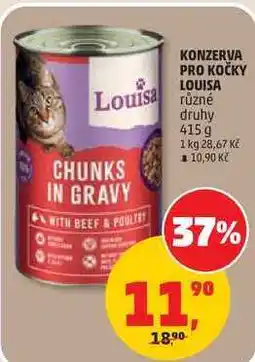 Penny Market KONZERVA PRO KOČKY LOUISA různé druhy nabídka