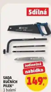 Penny Market SADA RUČNÍCH PILEK, 1 balení nabídka