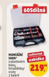 Penny Market MONTÁŽNÍ SADA v plastovém nabídka boxu, hmoždinky/ vruty, 1 balení nabídka