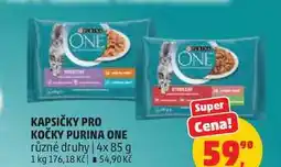 Penny Market PURINA ONE kapsičky pro kočky různé druhy nabídka