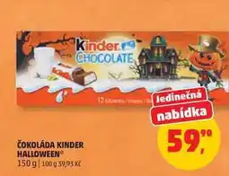 Penny Market ČOKOLÁDA KINDER HALLOWEEN nabídka