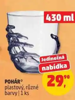 Penny Market POHÁR plastový, různé barvy, 1 ks nabídka