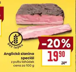 Billa Anglická slanina speciál nabídka