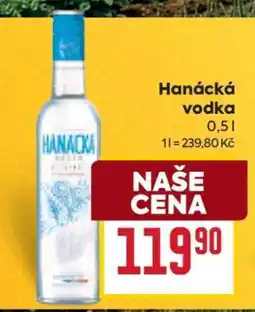 Billa Hanácká Vodka nabídka