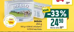 Billa Máslo nabídka