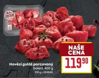 Billa Hovězí guláš porcovaný nabídka