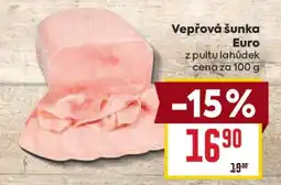 Billa Vepřová šunka Euro nabídka