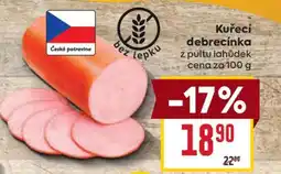 Billa Kuřecí debrecínka nabídka