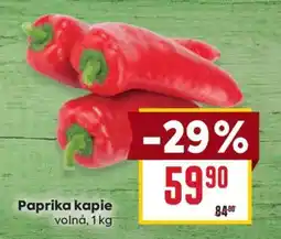 Billa Paprika kapie nabídka