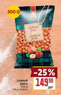 Billa Lísková jádra nabídka