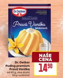 Billa Dr. Oetker Puding premium Pravá Vanilka nabídka