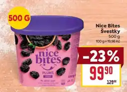 Billa Nice Bites Švestky nabídka