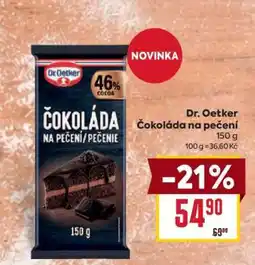 Billa Dr. Oetker Čokoláda na pečení nabídka