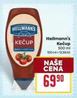 Billa Hellmann’s kečup nabídka