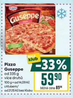 Billa Pizza Guseppe nabídka