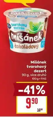 Billa MÍŠÁNEK Tvarohový dezert nabídka