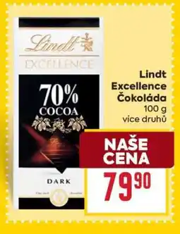Billa Lindt Excellence Čokoláda nabídka
