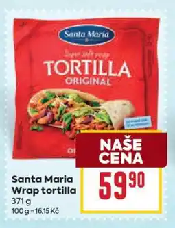 Billa Santa Maria Wrap tortilla nabídka