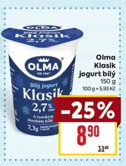 Billa Olma Klasik jogurt bílý nabídka