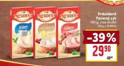 Billa Président tavený sýr nabídka