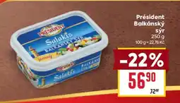 Billa Président Balkánský sýr nabídka