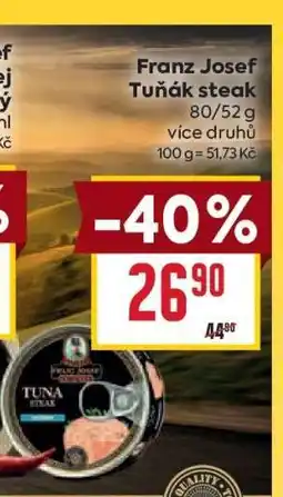 Billa Franz Josef Tuňák steak nabídka