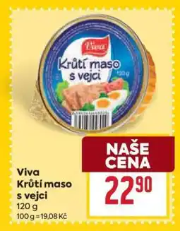 Billa Viva Krůtí maso s vejci nabídka