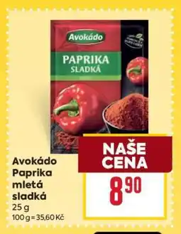 Billa Avokádo Paprika mletá sladká nabídka