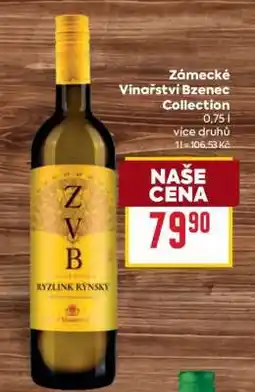 Billa Zámecké vinařství Bzenec Collection nabídka