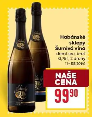 Billa Habánské sklepy Šumivá vína nabídka
