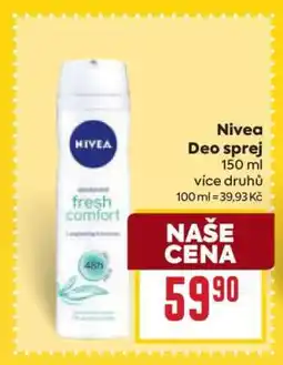 Billa Nivea Deo sprej nabídka
