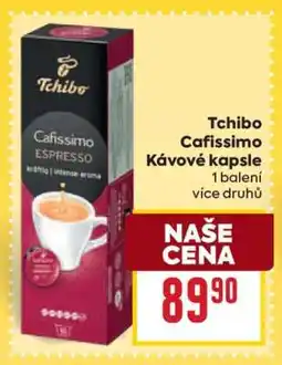 Billa Tchibo Cafissimo Kávové kapsle nabídka