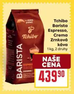 Billa Tchibo Barista Espresso, Crema Zrnková káva nabídka