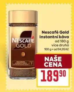 Billa Nescafé Gold nabídka