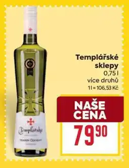 Billa Templářské sklepy nabídka